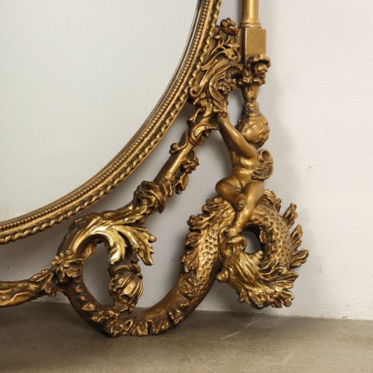 Console with Mirror in Baroque Style