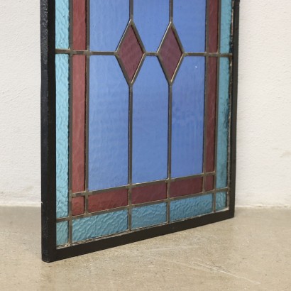 Pair of Liberty stained glass windows