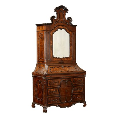 Commode Ancienne en Style Baroque Lombarde du XXe Siècle