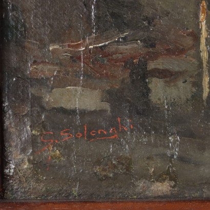 Dipinto di Giuseppe Solenghi,La cucina del contrabbandiere,Giuseppe Solenghi,Giuseppe Solenghi,Giuseppe Solenghi