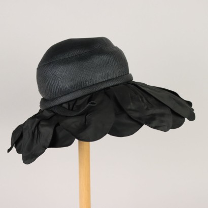 Gallia et Peter Vintage Chapeau Noir F