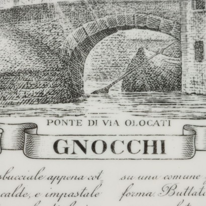 Piatto Piero Fornasetti Specialità Mi,Piero Fornasetti,Piero Fornasetti,Piero Fornasetti