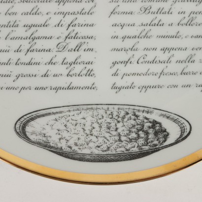 Piatto Piero Fornasetti Specialità Mi,Piero Fornasetti,Piero Fornasetti,Piero Fornasetti