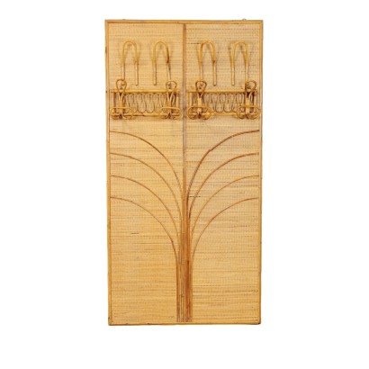 Vintage Coat Rack Bamboo Italy 1980s