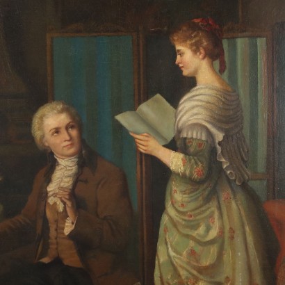 Peinture de Louis Katzenstein,Mozart et Aloysia Weber en répétition musicale,Louis Katzenstein,Louis Katzenstein,Peinture de Louis Katzenstein,Louis Katzenstein,Louis Katzenstein,Louis Katzenstein