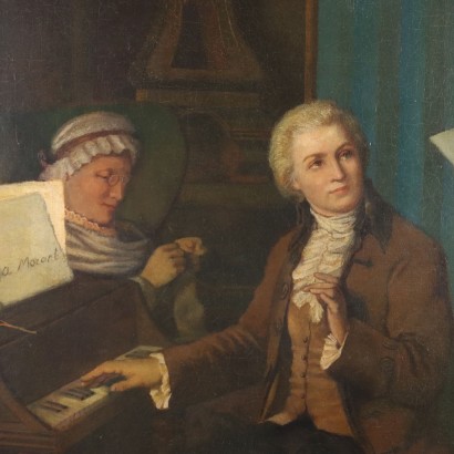 Gemälde von Louis Katzenstein,Mozart und Aloysia Weber bei der musikalischen Probe,Louis Katzenstein,Louis Katzenstein,Gemälde von Louis Katzenstein,Louis Katzenstein,Louis Katzenstein,Louis Katzenstein