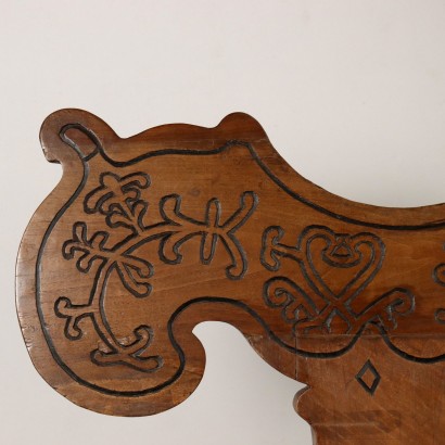 bench,Baroque Walnut Bench