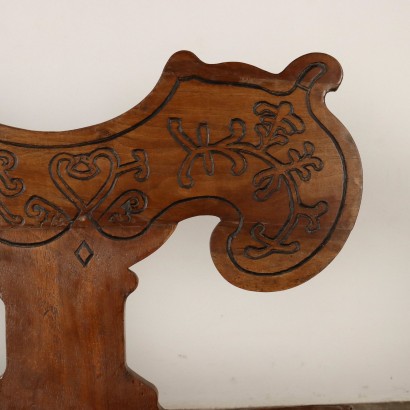 bench,Baroque Walnut Bench