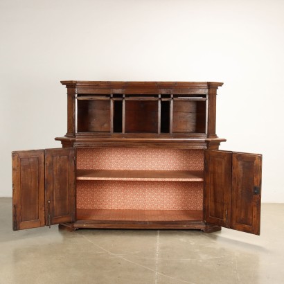 Sideboard mit Ständer, Sideboard mit Ständer aus Walnuss