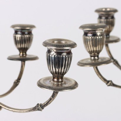 Par de Candelabros de Plata