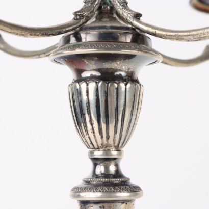 Pair of Silver Candelabra