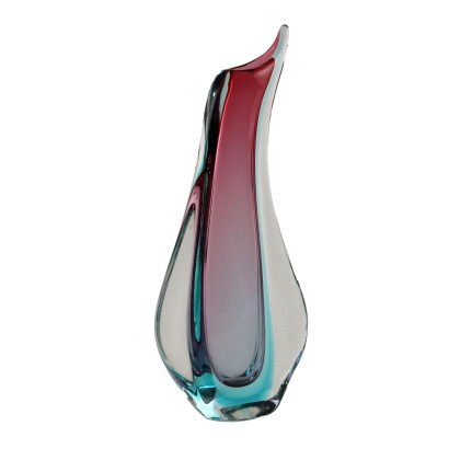 Vintage 1960s Vase Glass Italy