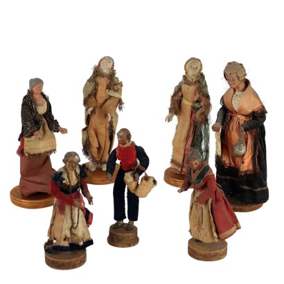 Group of Nativity Scene Figures