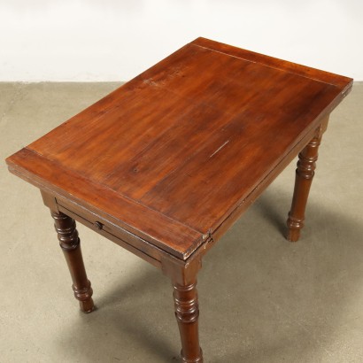 Antique Wood Wallet Table