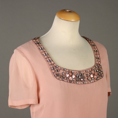 Blusa de seda rosa Luisa Spagnoli