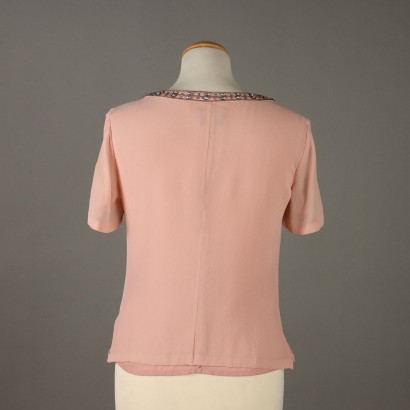 Blusa de seda rosa Luisa Spagnoli