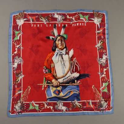 Hermes Pani La Shar Pawnee Vintage Foulard