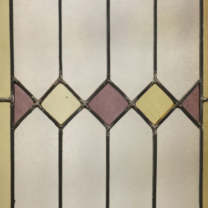 Pair of Liberty Stained Glass Windows