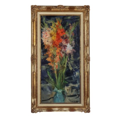 Peinture de Cesare Monti,Vase de fleurs,Cesare Monti,Cesare Monti,Cesare Monti