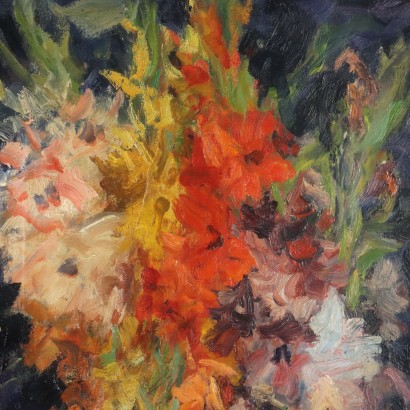 Peinture de Cesare Monti,Vase de fleurs,Cesare Monti,Cesare Monti,Cesare Monti