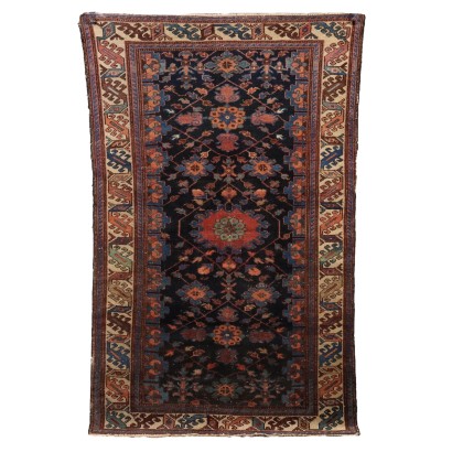 Antiker Malayer Teppich Wolle Großer Knoten Iran 197 x 122 cm
