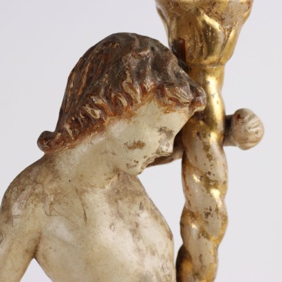 Putto Torch Holder