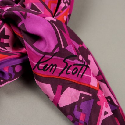 Ken Scott Geometric Print Scarf