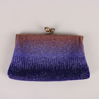 Vintage Clutch Bag with Beads