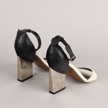 Marni Black & White Sandals