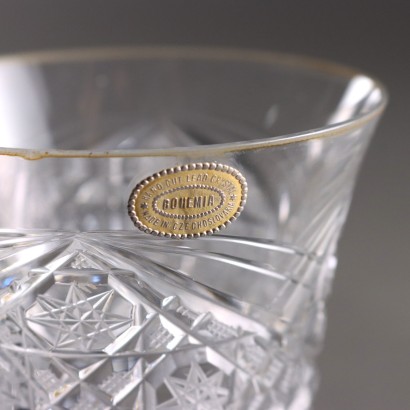 Ensemble de verres en cristal par