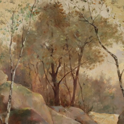 Painting by Salvatore Petruolo,Woodland landscape,Salvatore Petruolo,Salvatore Petruolo,Salvatore Petruolo,Salvatore Petruolo