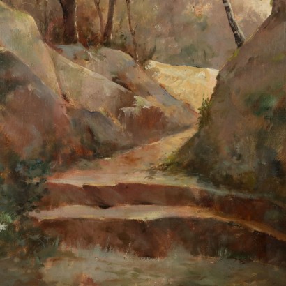 Painting by Salvatore Petruolo,Woodland landscape,Salvatore Petruolo,Salvatore Petruolo,Salvatore Petruolo,Salvatore Petruolo