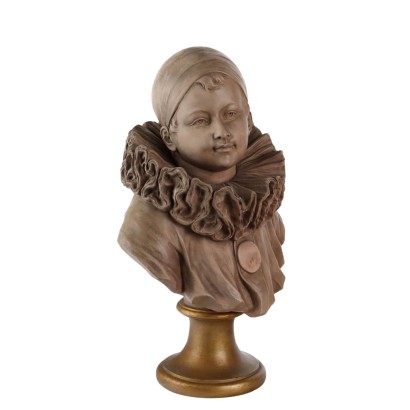 Busto de niño de terracota de Herman Heuser