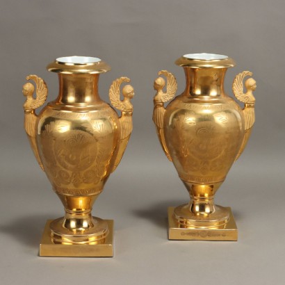 Pair of Large Empire Style Vases