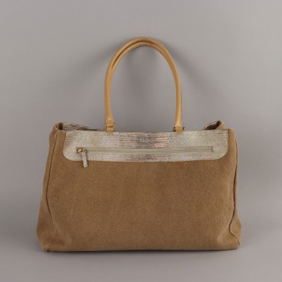 Silvano Biagini Canvas and Leather Bag