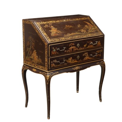 Chinoiserie Style Drop-Leaf