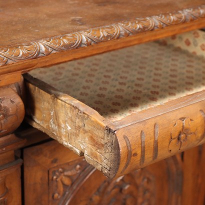 cabinet, Small Neo-Renaissance Sideboard