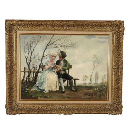 Painting by Lambert Von Babo, Courtship Scene, Lambert Von Babo, Lambert Von Babo, Lambert Von Babo, Lambert Von Babo, Lambert Von Babo