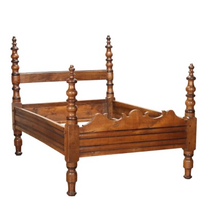 18th Century Walnut Bed