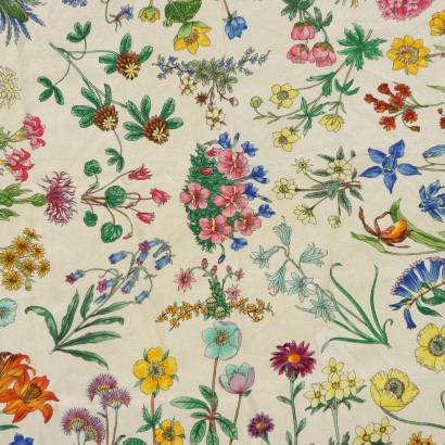 Gucci Vintage Floral Scarf