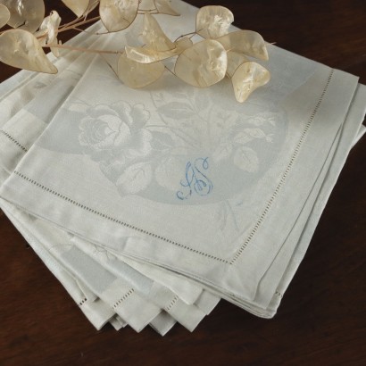 Nappe Flandre avec 12 serviettes