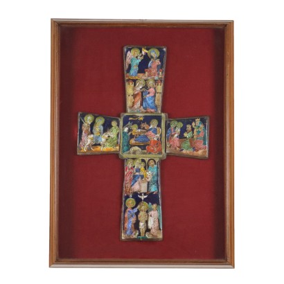 19th century reproduction of the enamelled cross of Paschal I.