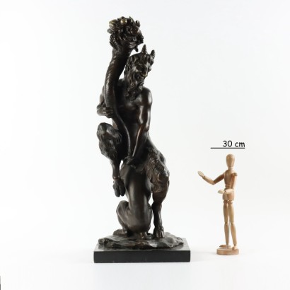 Faun in Bronze Antonio Pandiani,Antonio Pandiani,Antonio Pandiani,Antonio Pandiani