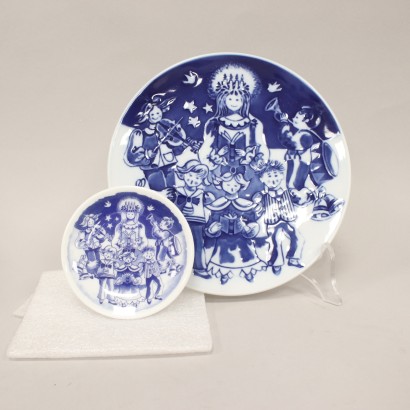 Royal Copenhagen Assiette de Noël Enfant,Lucia,Ingrid Jensen,Ingrid Jensen,Ingrid Jensen,Ingrid Jensen