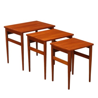 Trio de tables basses anglaises