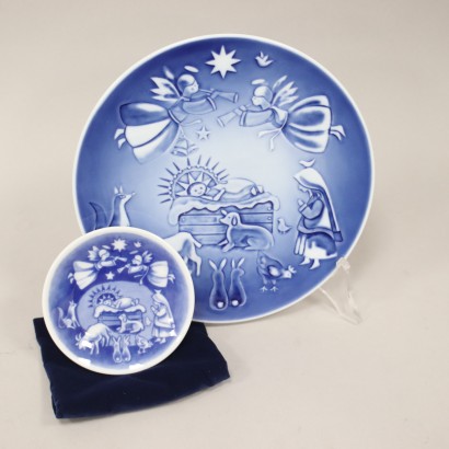 Royal Copenhagen Christmas Plate Child, Christmas Night in Bethlehem, Ingrid Jensen, Ingrid Jensen