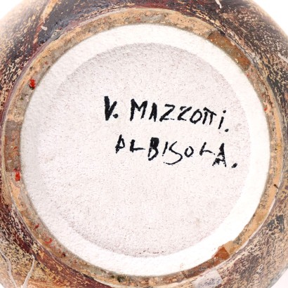 Vase V. Mazzotti Albisola Manufacture