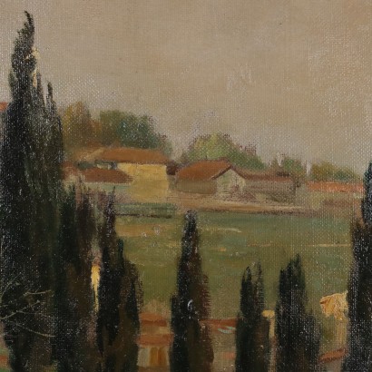 Pintura de Arnaldo Annoni,Paisaje de colinas,Arnaldo Annoni,Arnaldo Annoni,Arnaldo Annoni,Arnaldo Annoni