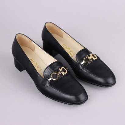 Ferragamo Mocassins Second Hand Leather UK Size 8,5