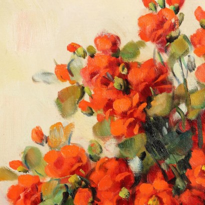 Pintura de Alfio Paolo Graziani,Composición floral de rosas rojas,Alfio Paolo Graziani,Alfio Paolo Graziani,Alfio Paolo Graziani,Alfio Paolo Graziani